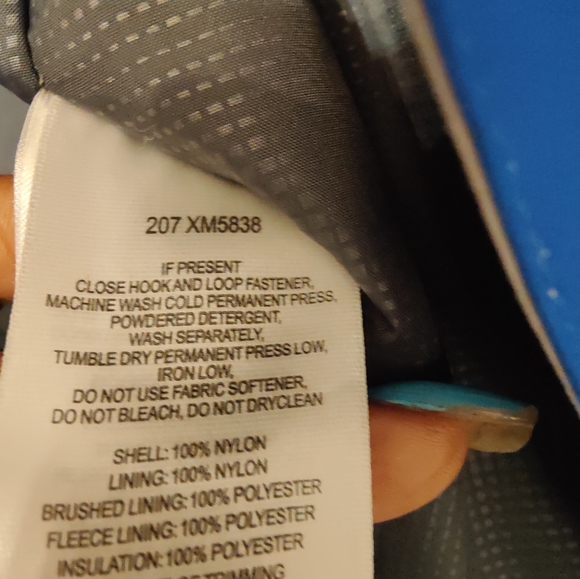 Columbia Goodfair Mens Blue Black Core Interchange Windbreaker Hooded Sz L - Picture 7 of 16